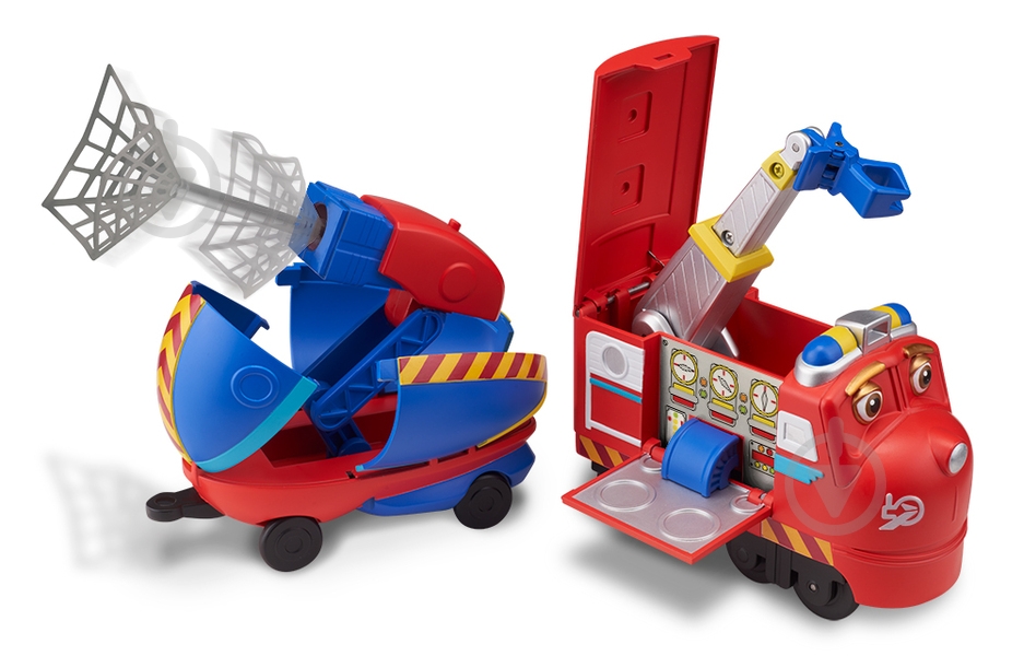Паровозик Chuggington Вілсон з причепом «Грай і трансформуй» EU890201 - фото 4 Паровозик Chuggington Вілсон з причепом «Грай і трансформуй» EU890201 - фото 4