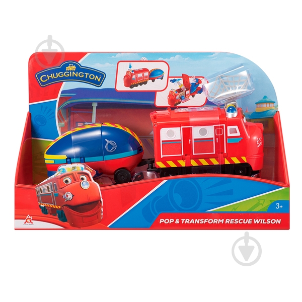 Паровозик Chuggington Вілсон з причепом «Грай і трансформуй» EU890201 - фото 6 Паровозик Chuggington Вілсон з причепом «Грай і трансформуй» EU890201 - фото 6