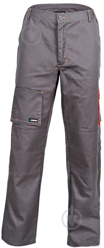 Брюки рабочие Sizam Newcastle р. M 30205 серый с оранжевым - фото 1 Брюки рабочие Sizam Newcastle р. M 30205 серый с оранжевым - фото 1