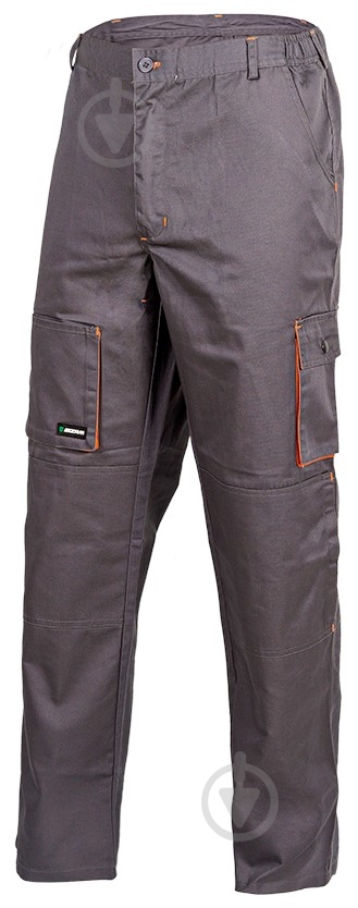Брюки рабочие Sizam Newcastle р. M 30205 серый с оранжевым - фото 2 Брюки рабочие Sizam Newcastle р. M 30205 серый с оранжевым - фото 2