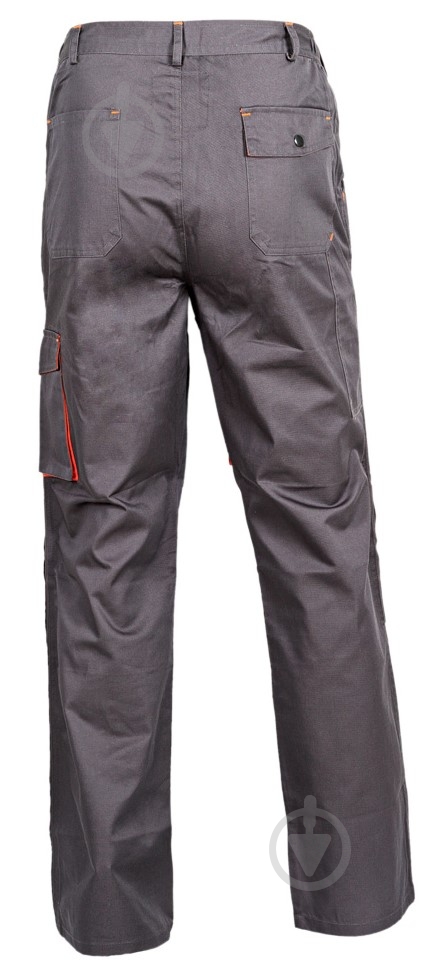 Брюки рабочие Sizam Newcastle р. M 30205 серый с оранжевым - фото 3 Брюки рабочие Sizam Newcastle р. M 30205 серый с оранжевым - фото 3
