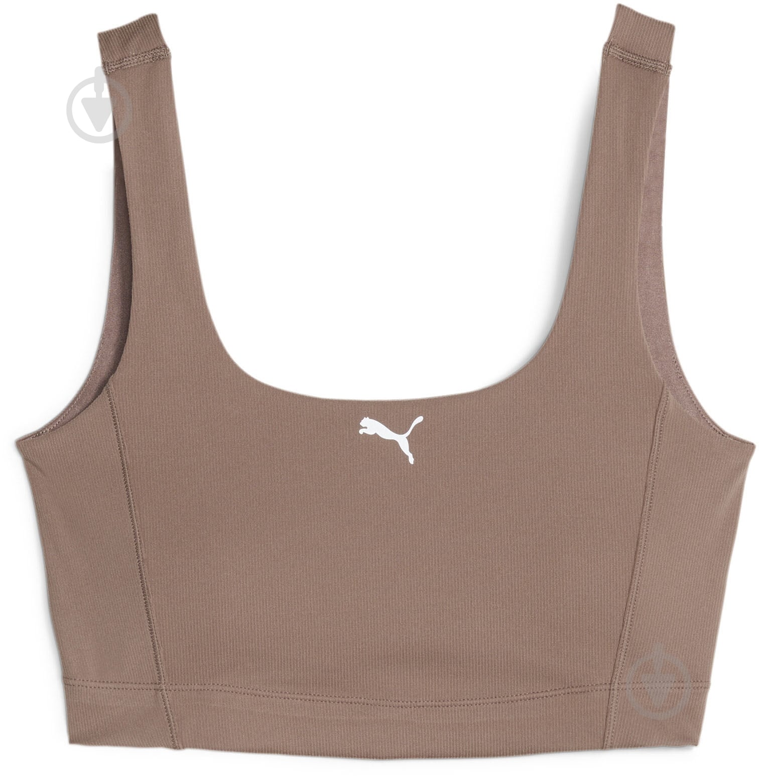Бра Puma LOW IMPACT CLOUDSPUN RIB/SOLID BRA 52383295 р.S бежевий - фото 1