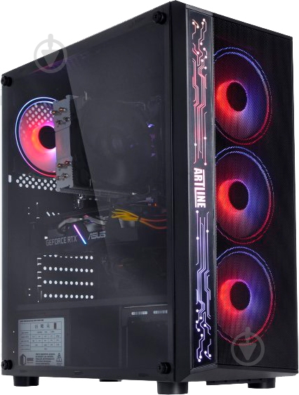 Компьютер персональный Artline Gaming X77 (X77v52Win) black - фото 2