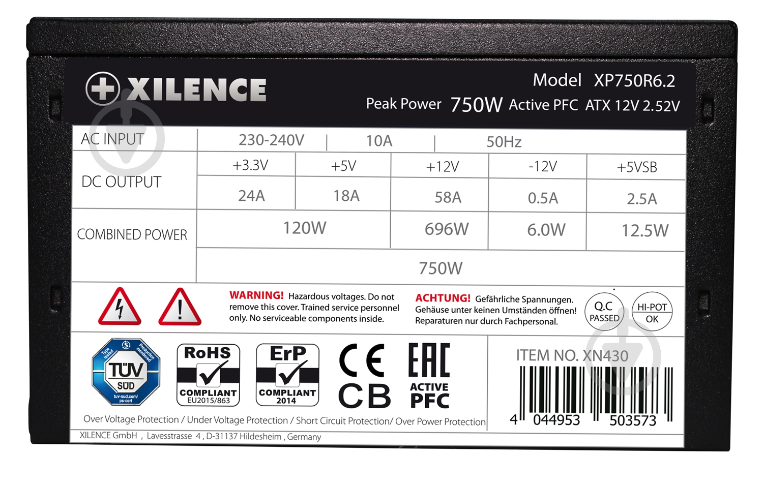 Блок питания Xilence XP750R6.2 750 Вт - фото 7