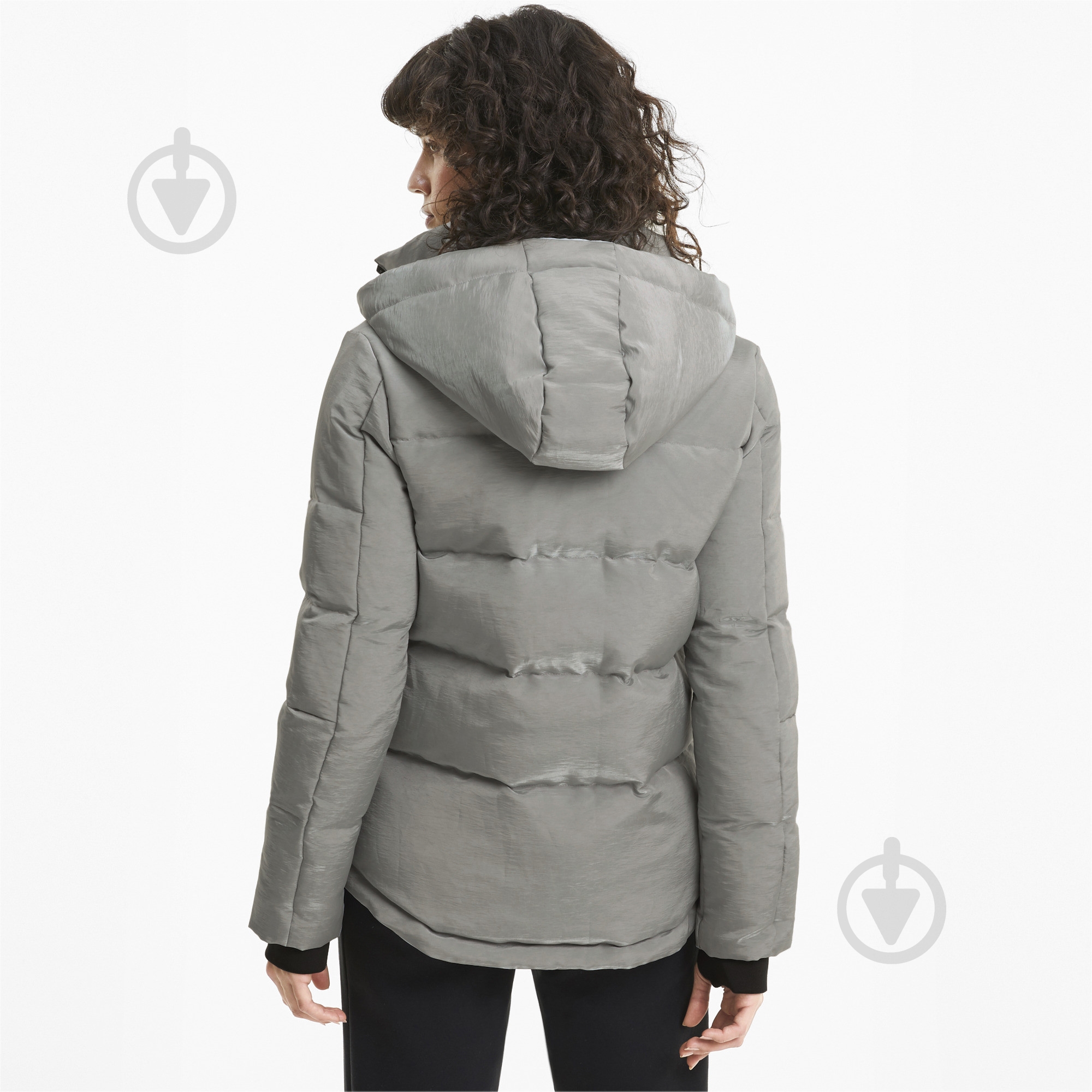 Пуховик Puma Ferrari Style Down Jacket 59804305 р.L серебряный - фото 4