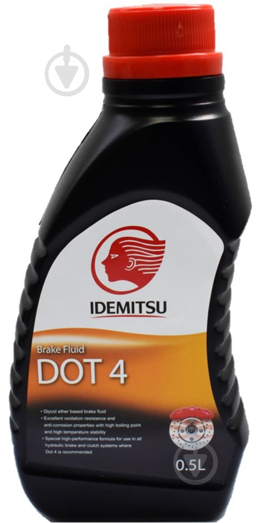 Тормозная жидкость IDEMITSU DOT-4 0,5 л (30485005-812000020) - фото 1
