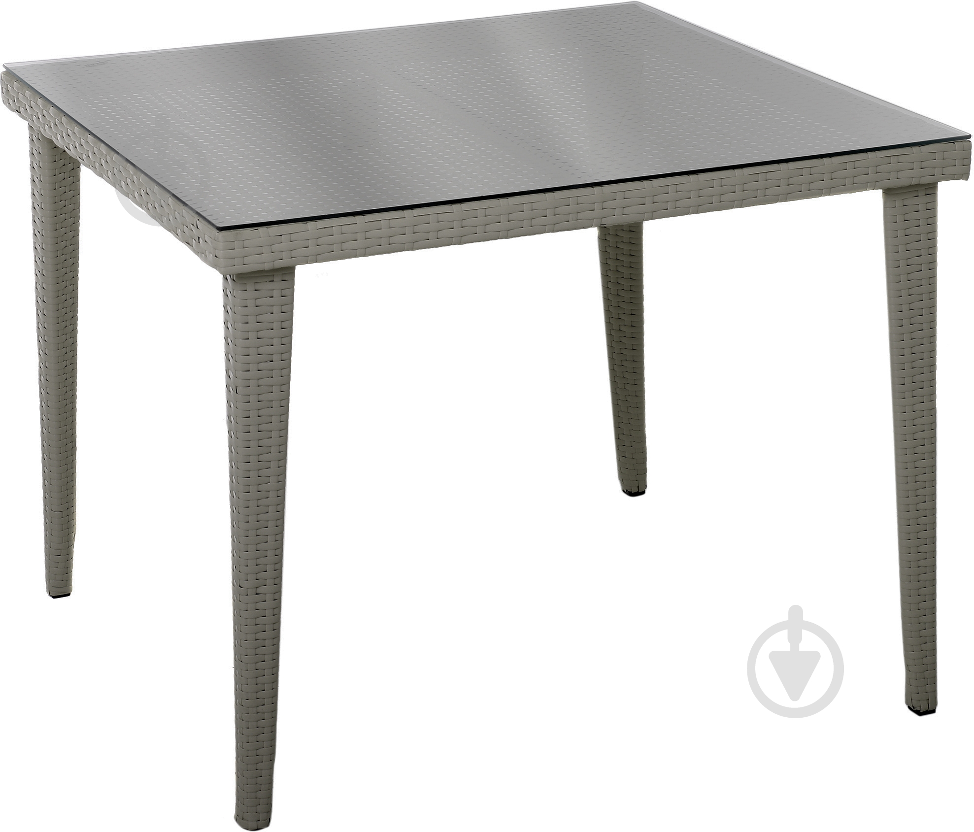 Стіл Indigo зі штучного ротангу HYT-1701 90x90 см сірий - фото 1 Стіл Indigo зі штучного ротангу HYT-1701 90x90 см сірий - фото 1