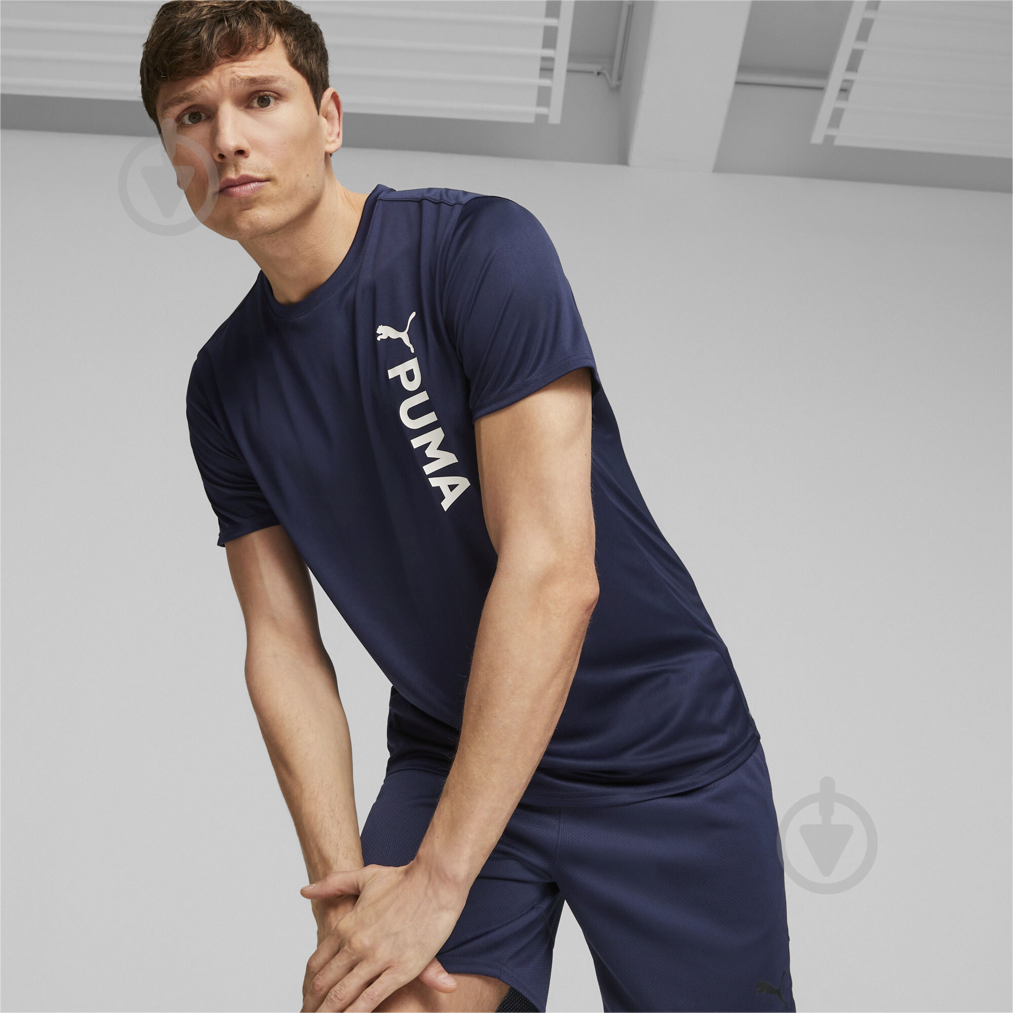 Футболка Puma PUMA FIT POLY LOGO TEE 52384306 р.S синий - фото 3 Футболка Puma PUMA FIT POLY LOGO TEE 52384306 р.S синий - фото 3