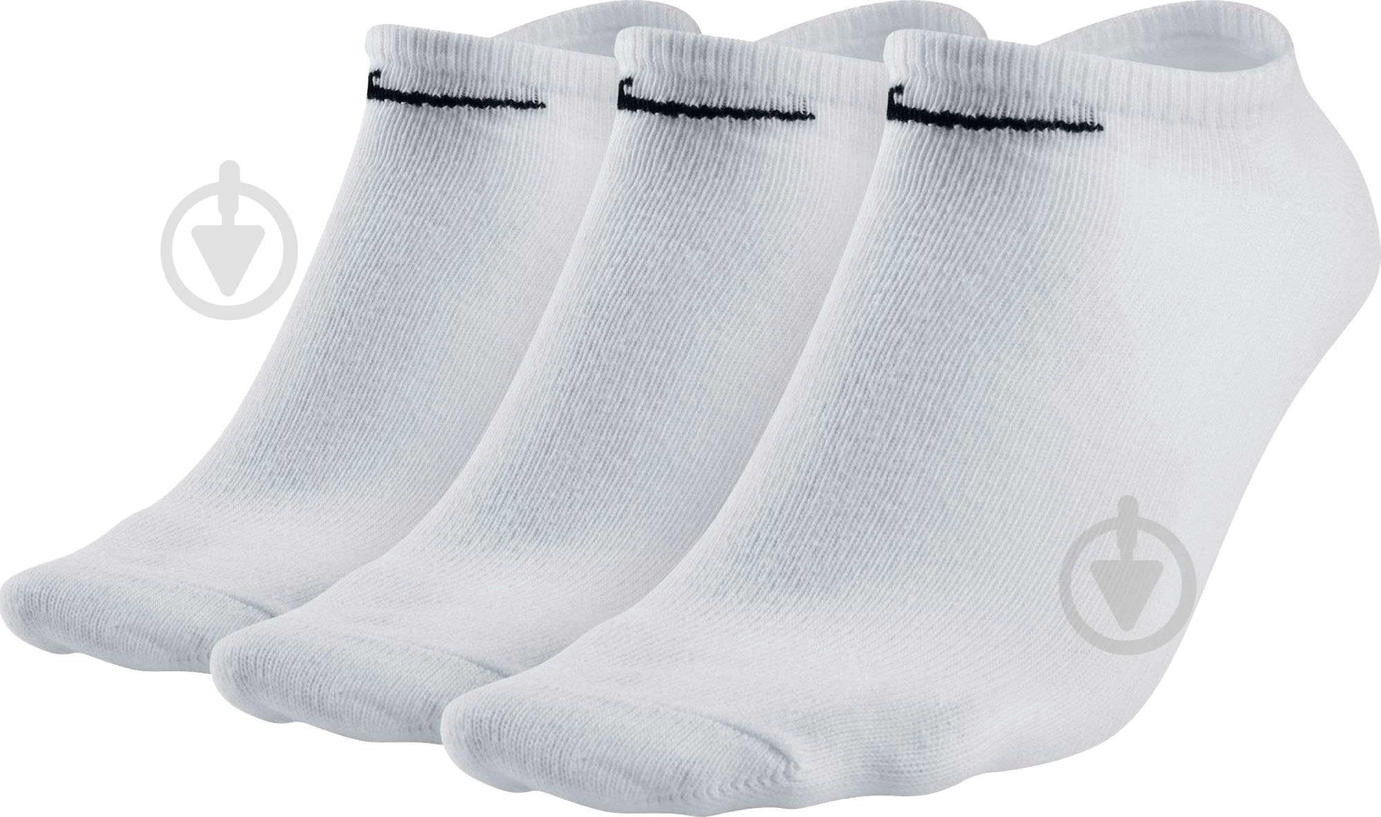 Носки Nike LTWT NS 3PR SX2554-101 р.34-38 белый 3 пари шт. - фото 1