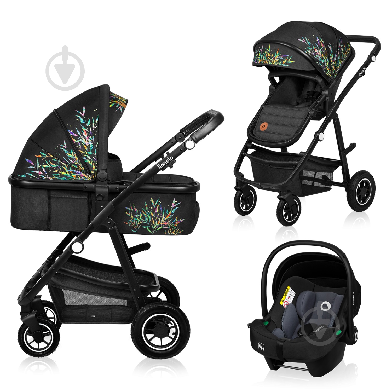 Коляска 3 в 1 Lionelo Amber 3in1 Dreamin - фото 1