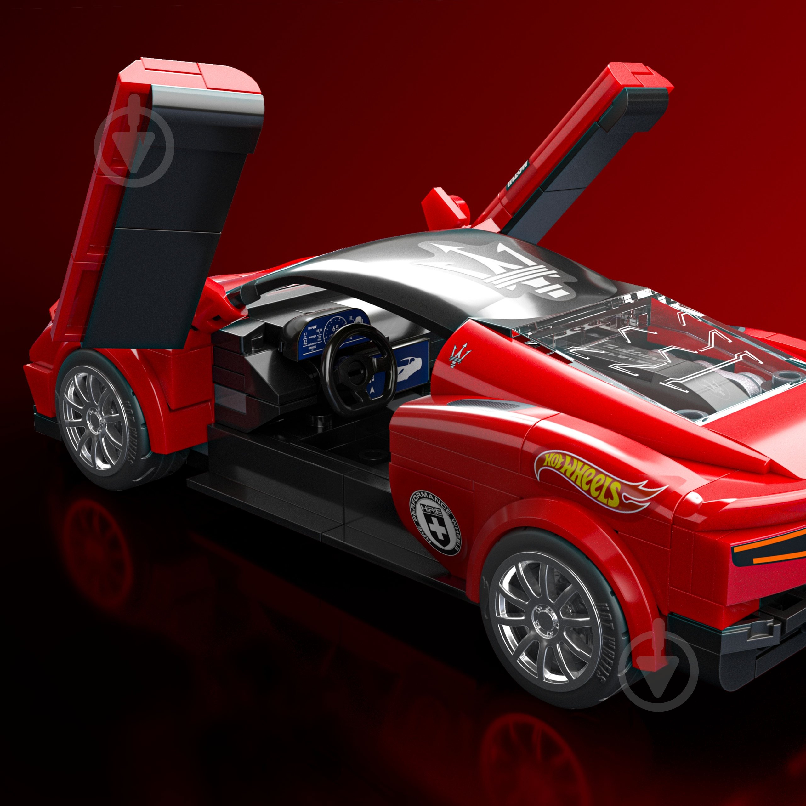 Конструктор Mattel Brick Shop "Maserati" серии "Speed" JFR90 - фото 4 Конструктор Mattel Brick Shop "Maserati" серии "Speed" JFR90 - фото 4