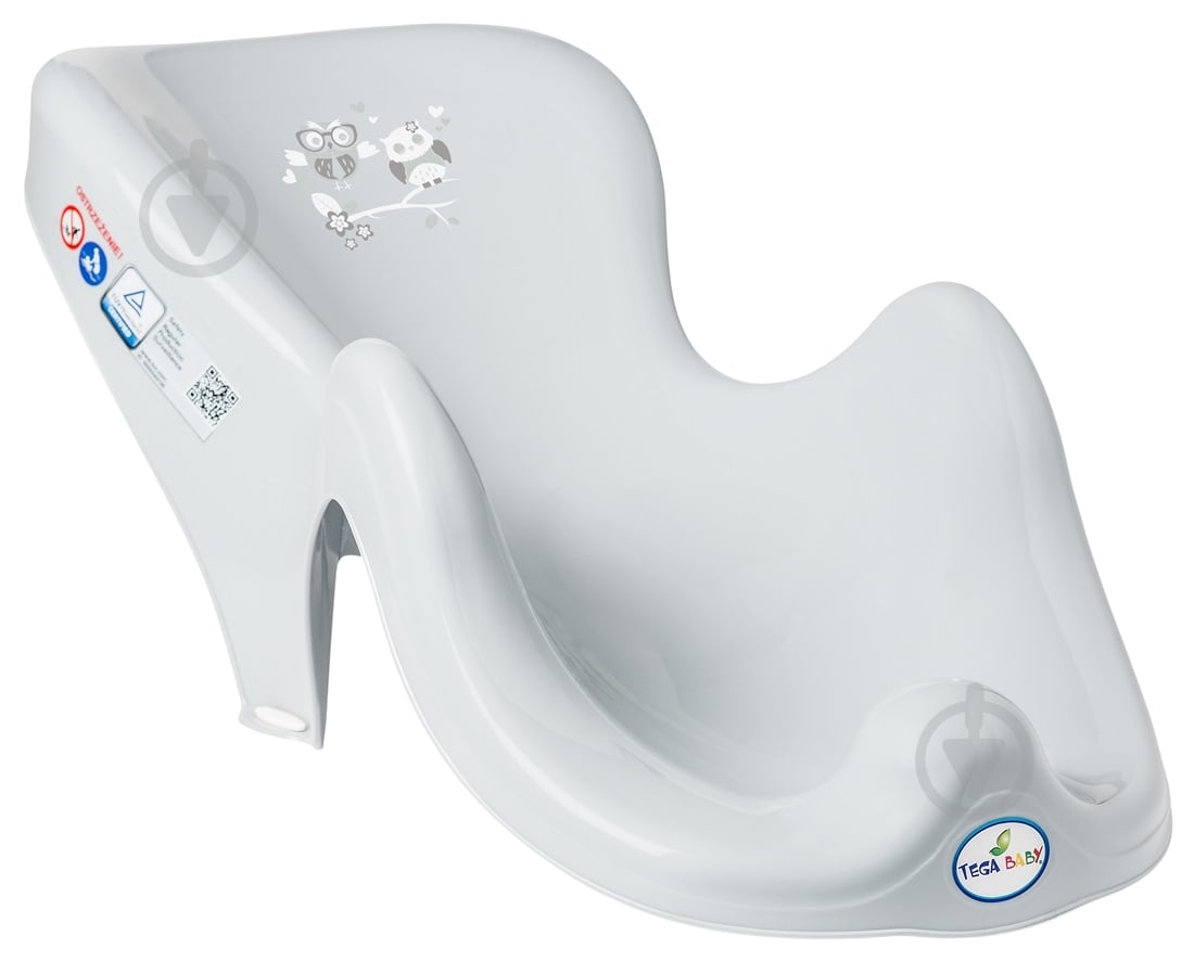 Гірка для купання Tega baby Сова сіра SO-003-106 - фото 1
