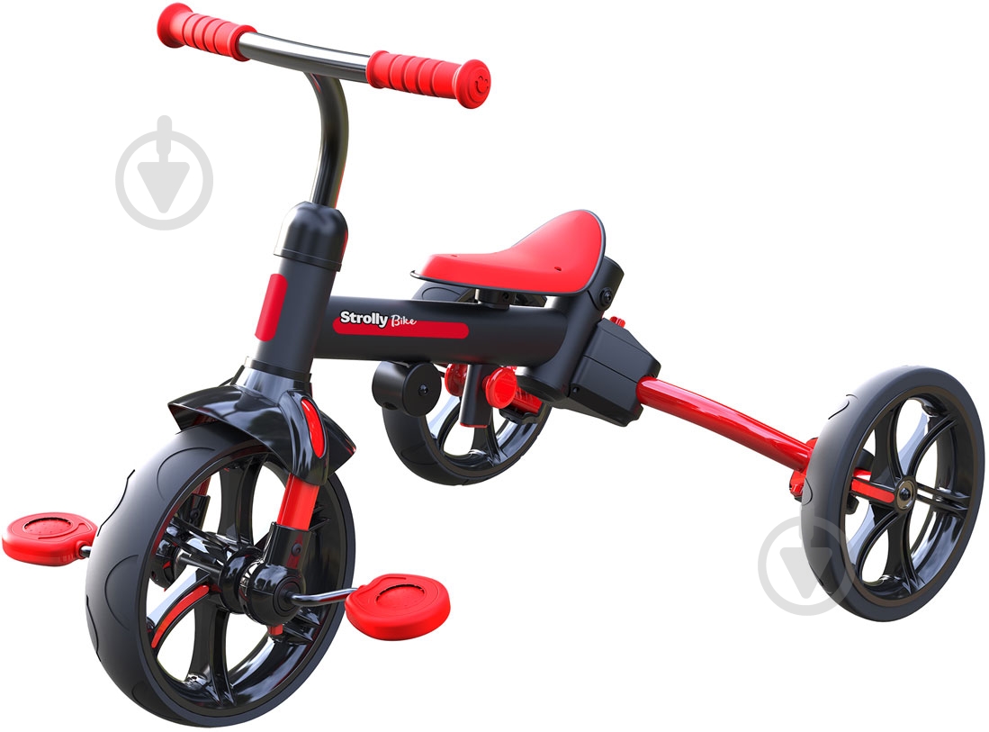 Велосипед Strolly Bike червоний 100834 - фото 3 Велосипед Strolly Bike червоний 100834 - фото 3