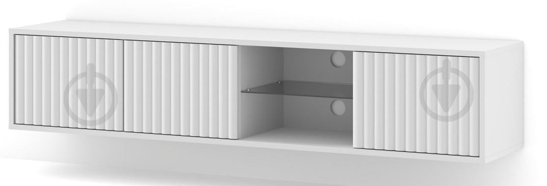 Тумба под ТВ BIM Furniture Mita 3д 1560x310x310 мм белый матовый(MITA_TV_STAND_156_WHITE_MAT) - фото 1 Тумба под ТВ BIM Furniture Mita 3д 1560x310x310 мм белый матовый(MITA_TV_STAND_156_WHITE_MAT) - фото 1