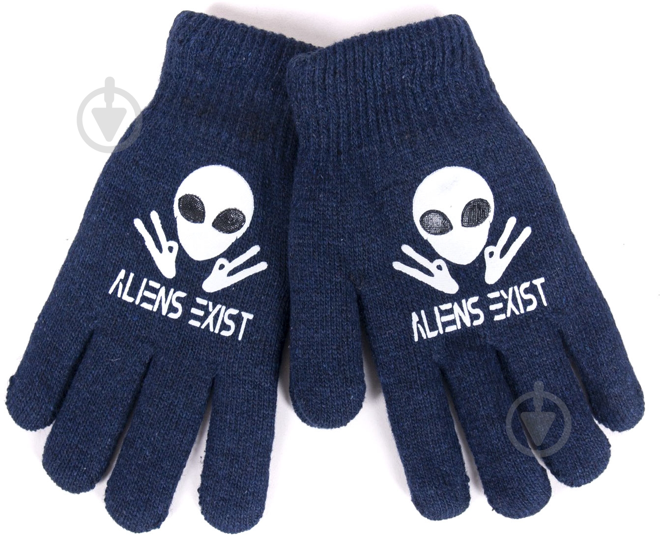 Варежки YO! Alens Exist р.18 синий - фото 1