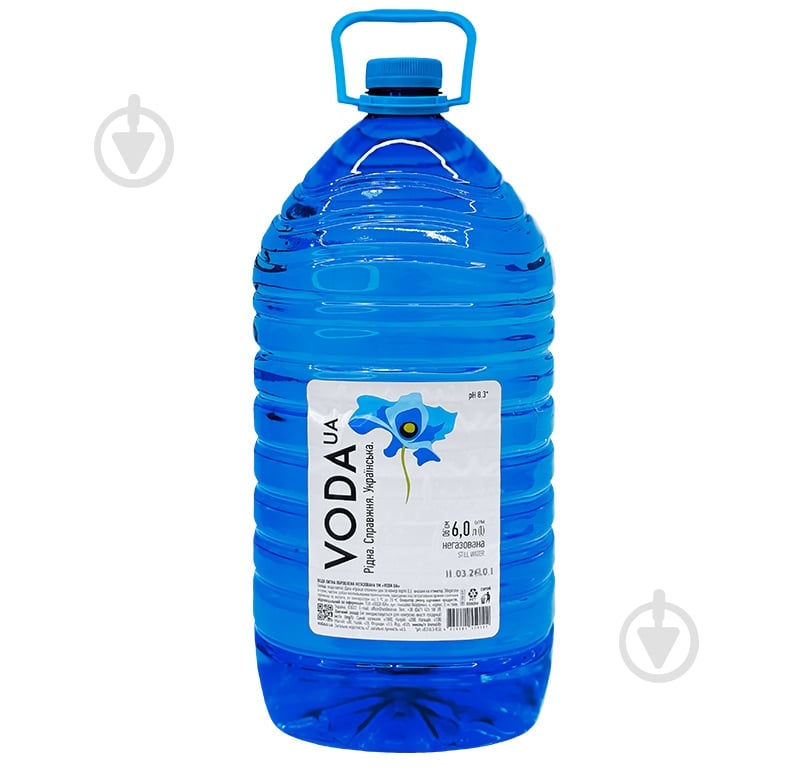 Вода VODA UA Родная Настоящая Украинская негазированная 6 л - фото 1 Вода VODA UA Родная Настоящая Украинская негазированная 6 л - фото 1