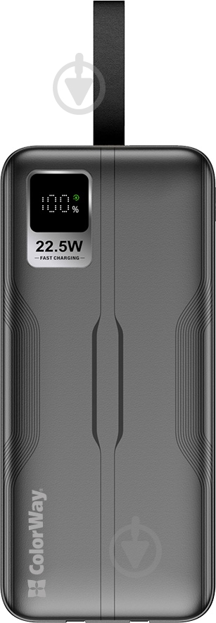 Повербанк ColorWay Digital Display 50000 mAh black (CW-PB500LPC5BK-PDD) - фото 1