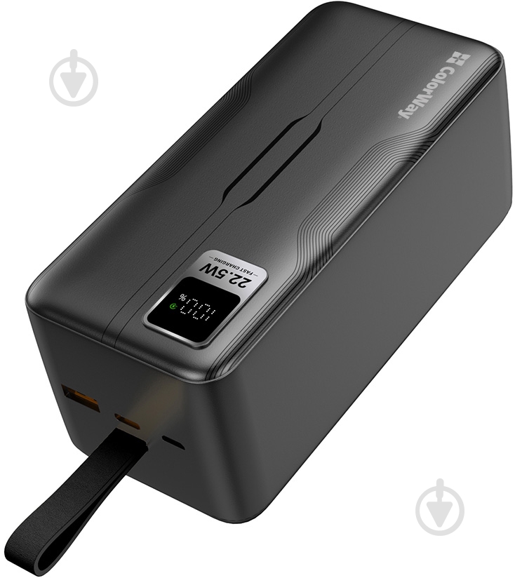Повербанк ColorWay Digital Display 50000 mAh black (CW-PB500LPC5BK-PDD) - фото 4