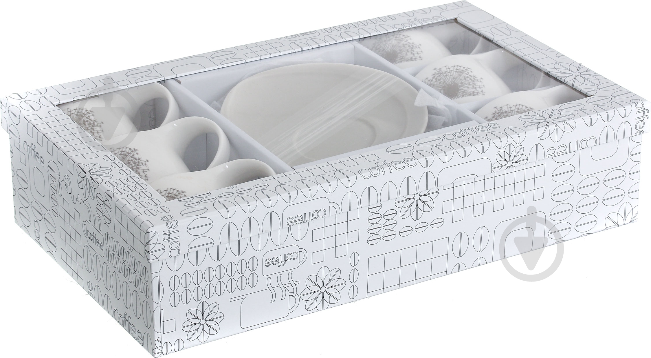 Набор для кофе Fiora Dandelion 200 мл 12 предметов на 6 персон - фото 6 Набор для кофе Fiora Dandelion 200 мл 12 предметов на 6 персон - фото 6