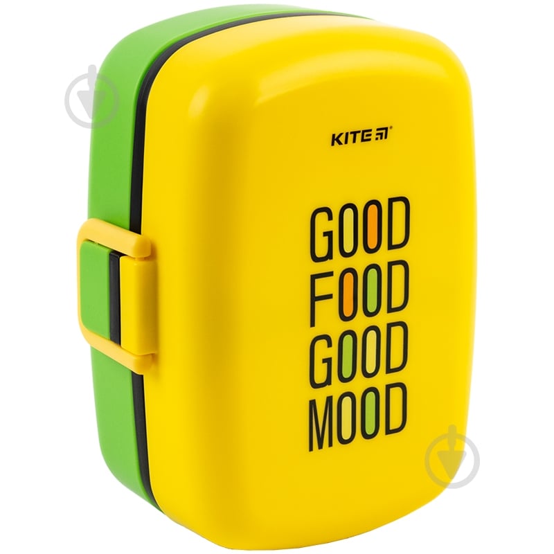 Ланч-бокс KITE с наполнением 1150 мл желтый K23-180-4 - фото 4 Ланч-бокс KITE с наполнением 1150 мл желтый K23-180-4 - фото 4