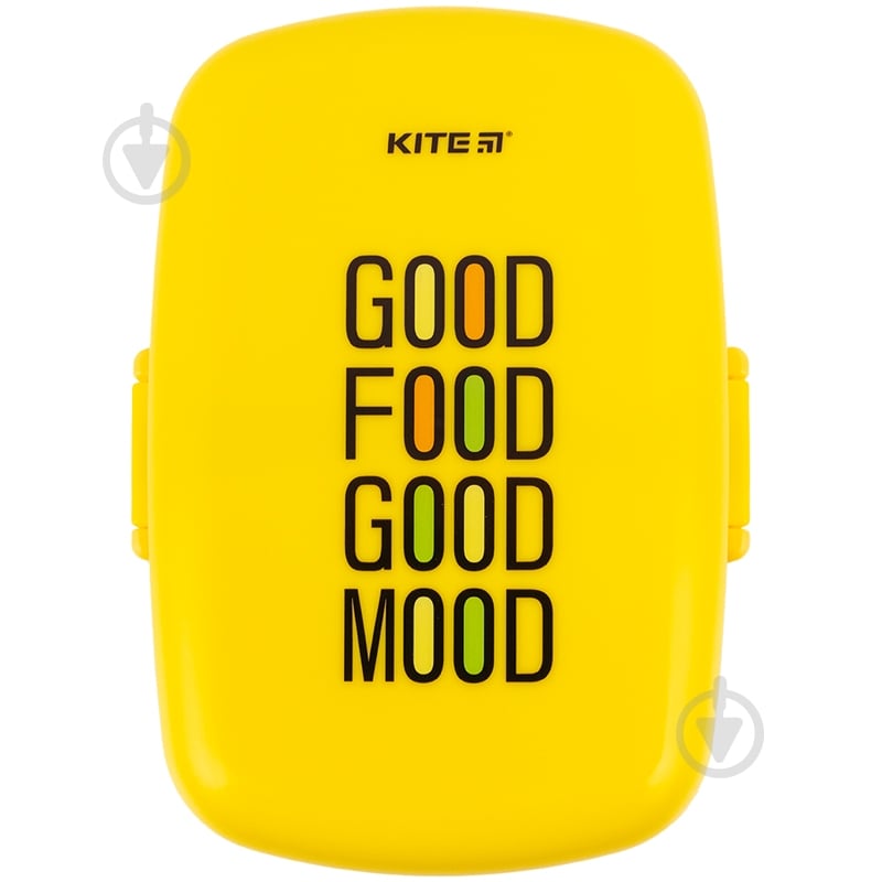 Ланч-бокс KITE с наполнением 1150 мл желтый K23-180-4 - фото 1 Ланч-бокс KITE с наполнением 1150 мл желтый K23-180-4 - фото 1