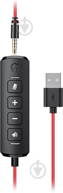 Гарнитура Canyon HS-07 PC Mic 3.5/USB black (CNS-HS07B) - фото 5