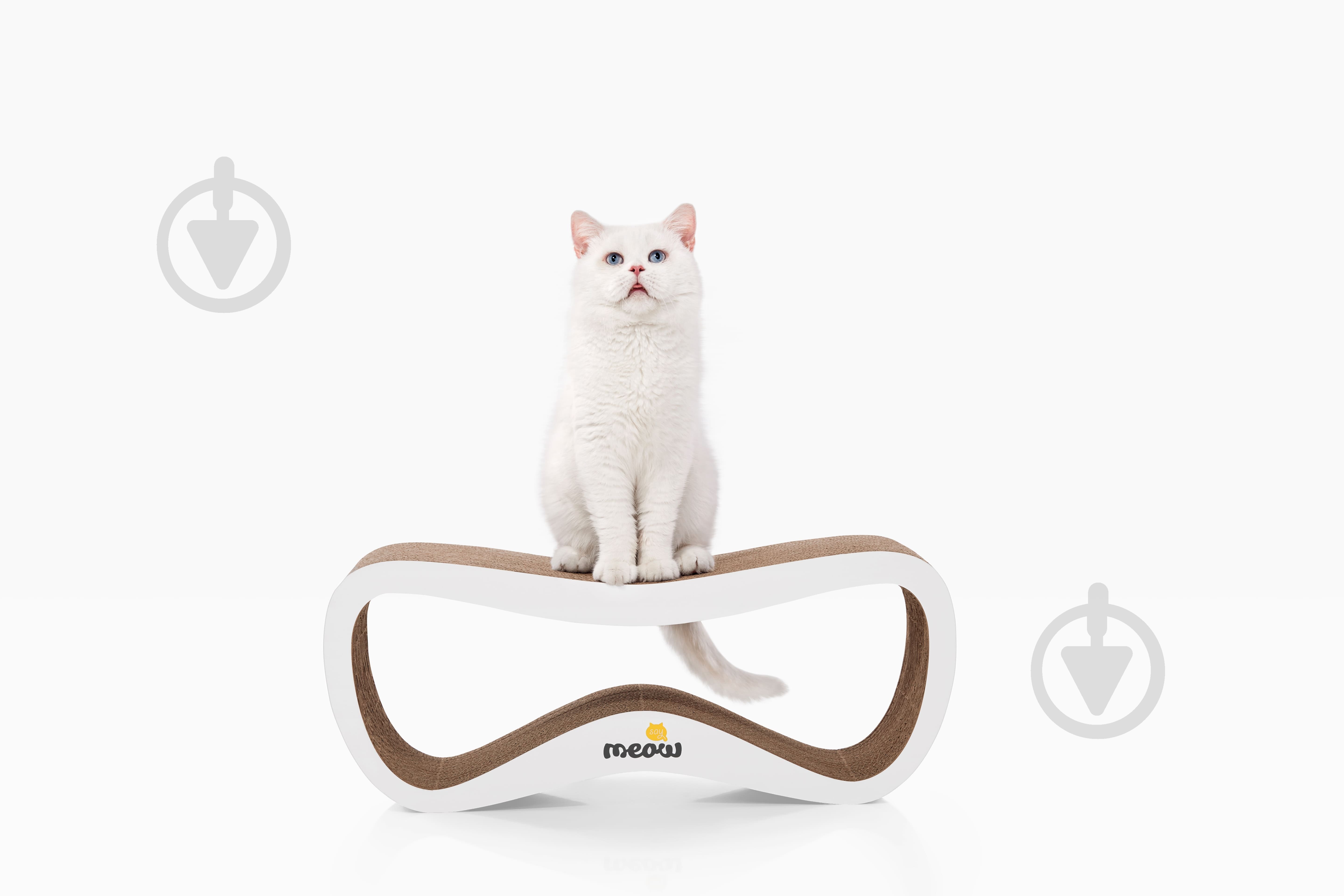 Когтеточка-лежак Say Meow для котов Grace, картон 67x27x24 см - фото 2 Когтеточка-лежак Say Meow для котов Grace, картон 67x27x24 см - фото 2