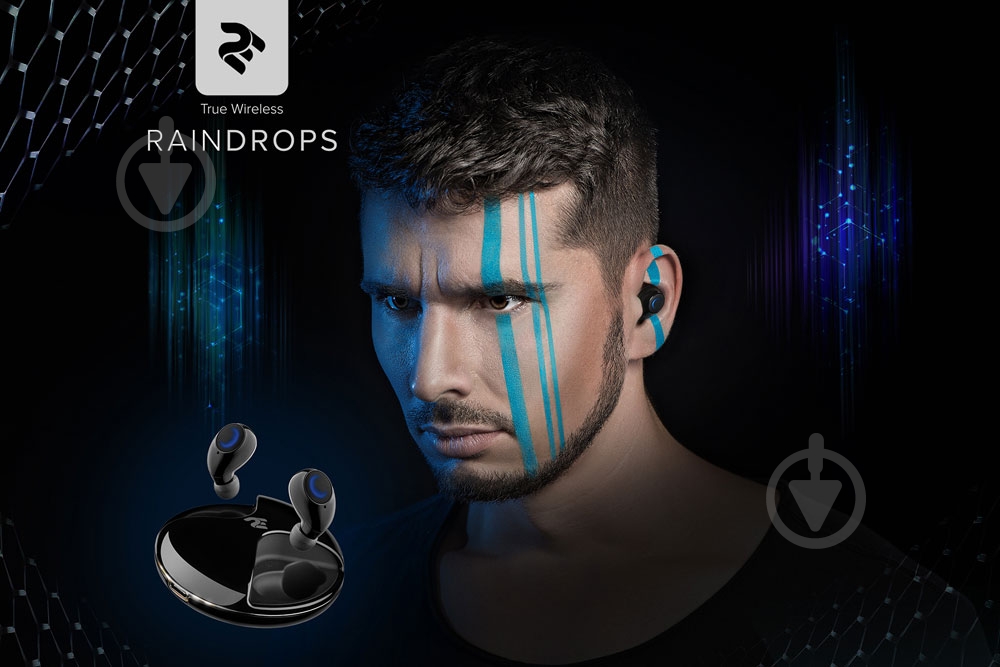 Наушники 2E RainDrops True Wireless Waterproof Mic black (2E-EBTWRDBK) - фото 7