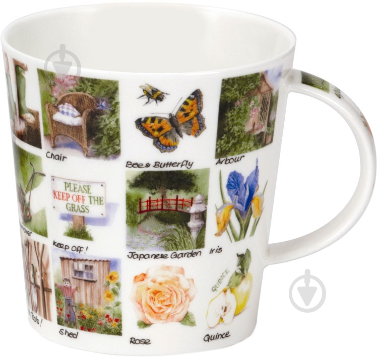 Чашка Dunoon Garden alphabet 480 мл - фото 1
