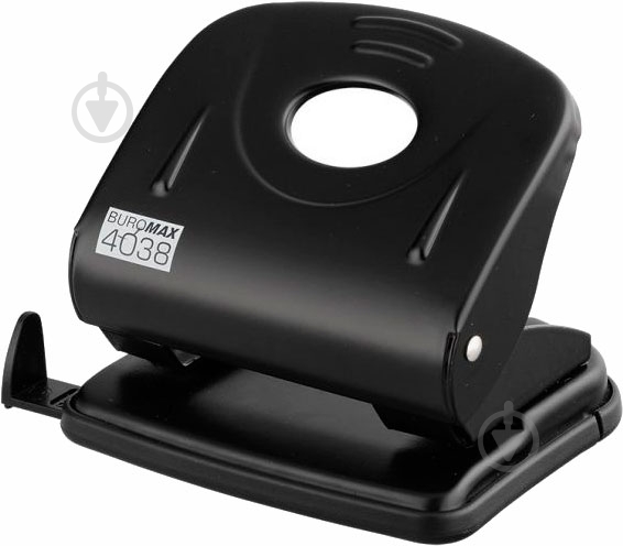 Дырокол BM.4038-01 черный Buromax - фото 1 Дырокол BM.4038-01 черный Buromax - фото 1