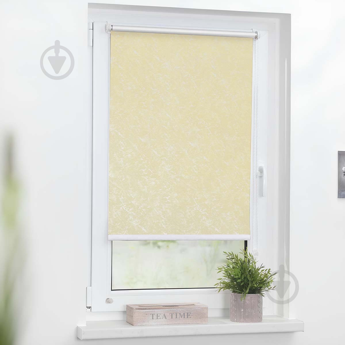 Ролета blackout мини Rollotex MIRACLE с фиксацией под наклон молочная 57x180 см - фото 2 Ролета blackout мини Rollotex MIRACLE с фиксацией под наклон молочная 57x180 см - фото 2