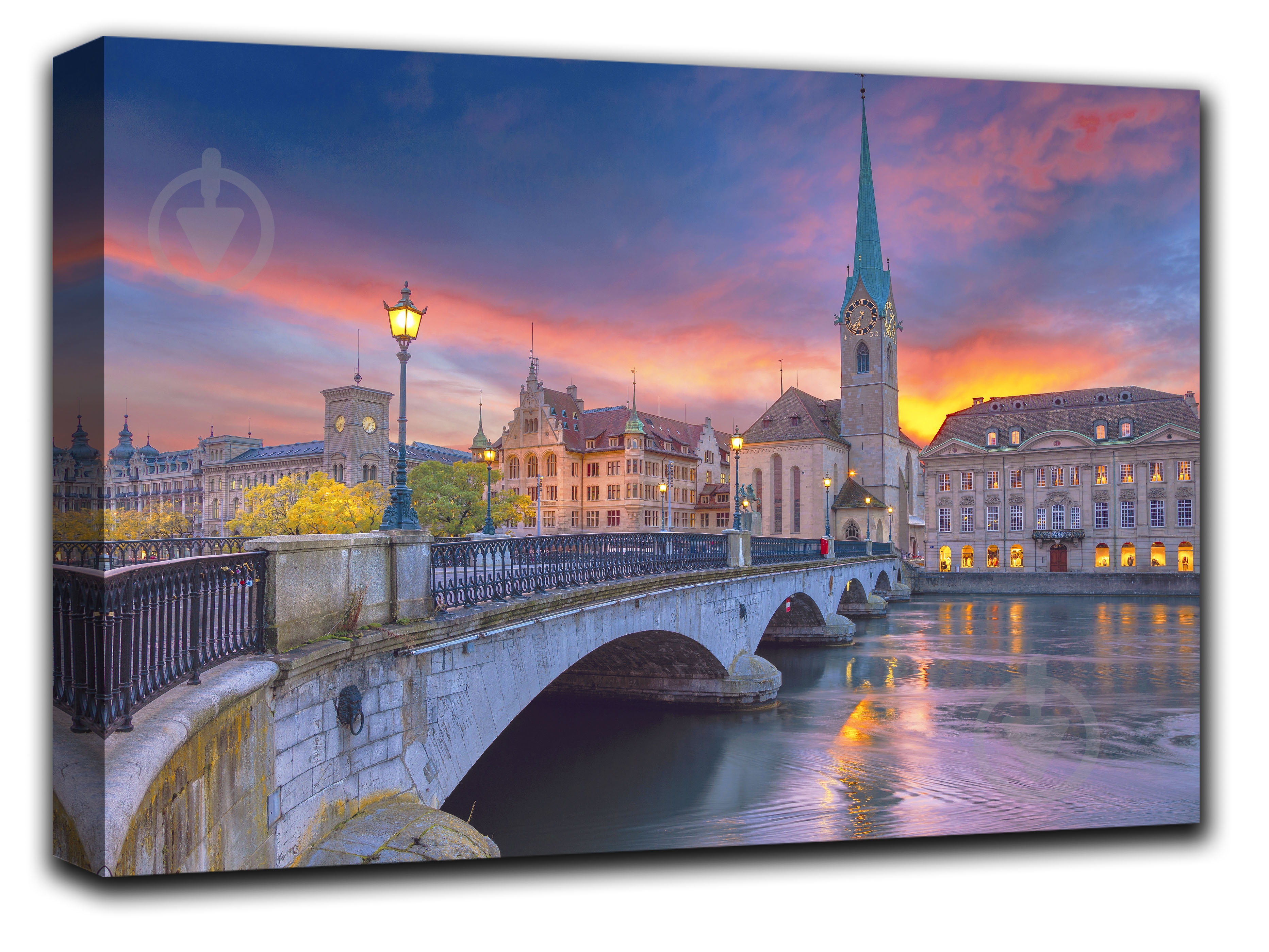 Репродукция Цюрих 80x120 см RozenfeldArt - фото 1