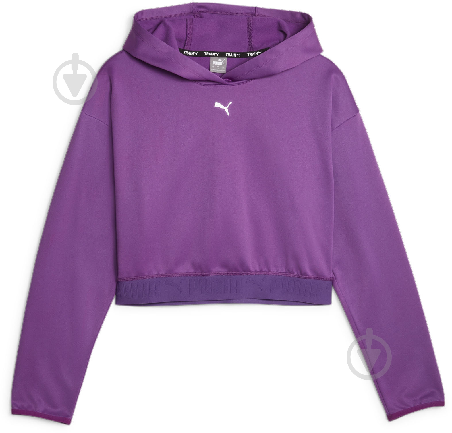 Джемпер Puma PUMA STRONG POWER FLEECE HOODIE 52387628 р.XS фиолетовый - фото 1
