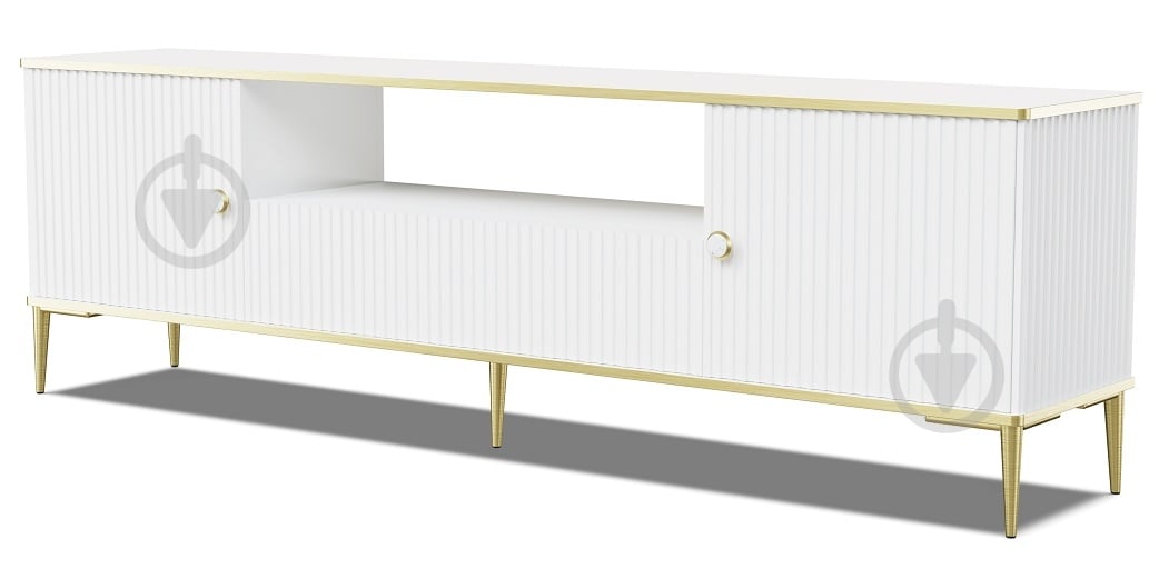 Тумба під ТВ BIM Furniture Petra 2д2ш 1800x550x350 мм білий матовий(PETRA_TV_STAND_180_2D1S_WHITE_) - фото 1 Тумба під ТВ BIM Furniture Petra 2д2ш 1800x550x350 мм білий матовий(PETRA_TV_STAND_180_2D1S_WHITE_) - фото 1
