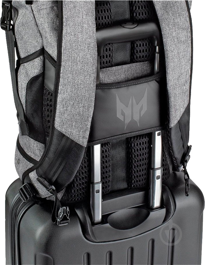 Рюкзак Acer Predator Rolltop Backpack PBG6A1 15" grey (NP.BAG1A.290) - фото 10 Рюкзак Acer Predator Rolltop Backpack PBG6A1 15" grey (NP.BAG1A.290) - фото 10