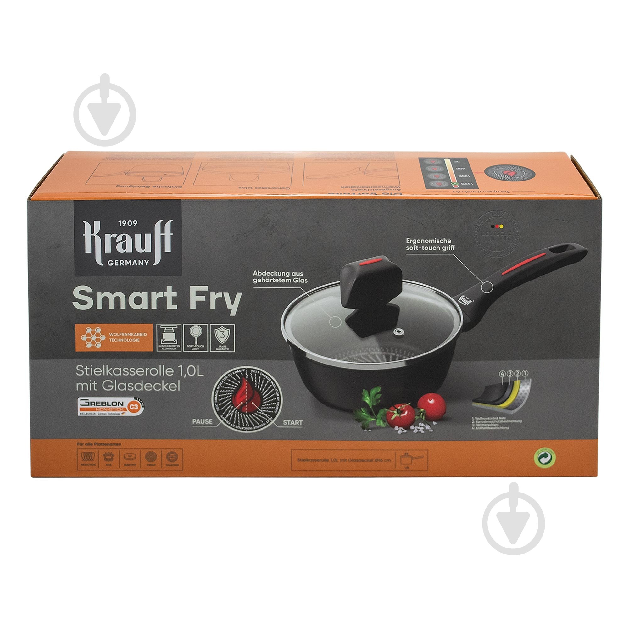 Ківш Krauff Smart Fry 1 л 25-45-158 - фото 3