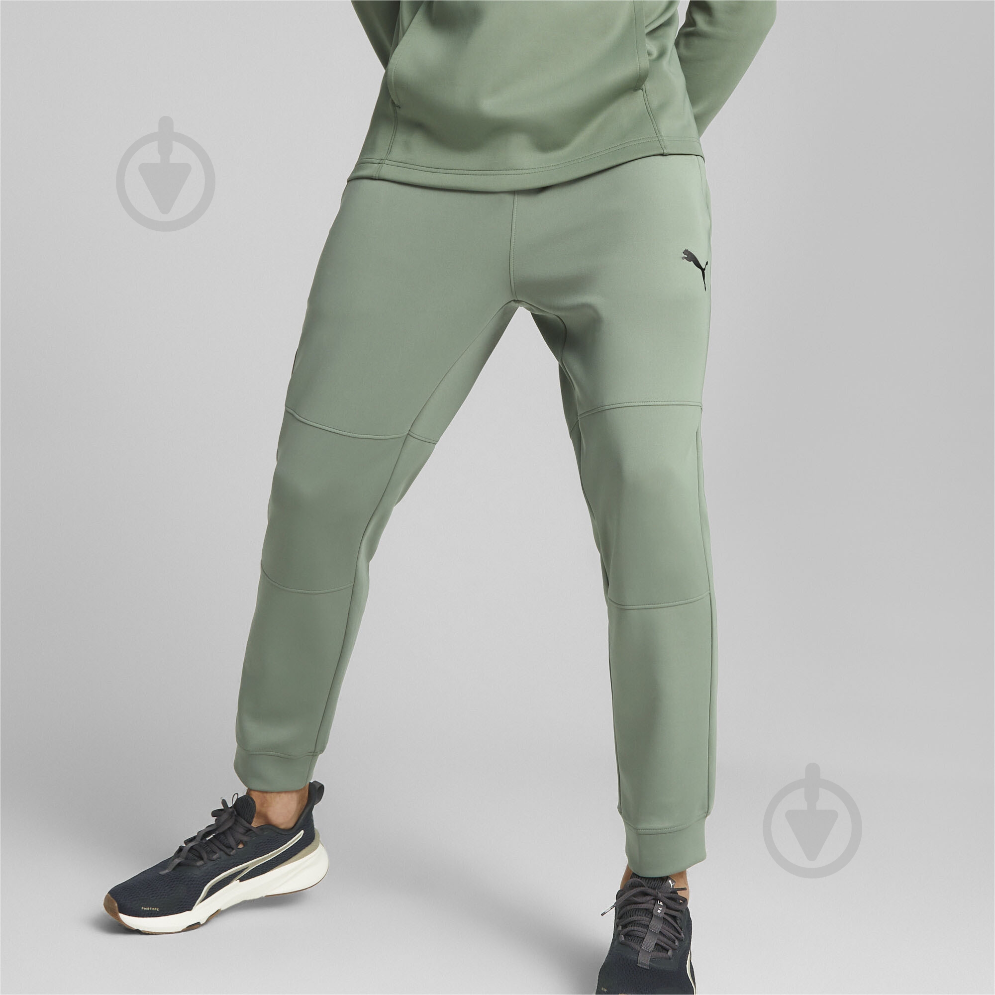 Брюки Puma PUMA FIT DOUBLE KNIT JOGGER 52387844 р. M зеленый - фото 3