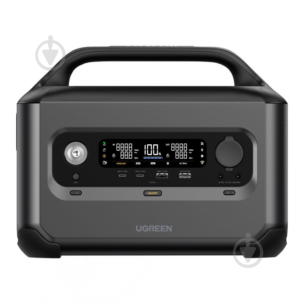 Зарядна станція UGREEN GS600 (680 Вт·год) - фото 1 Зарядна станція UGREEN GS600 (680 Вт·год) - фото 1