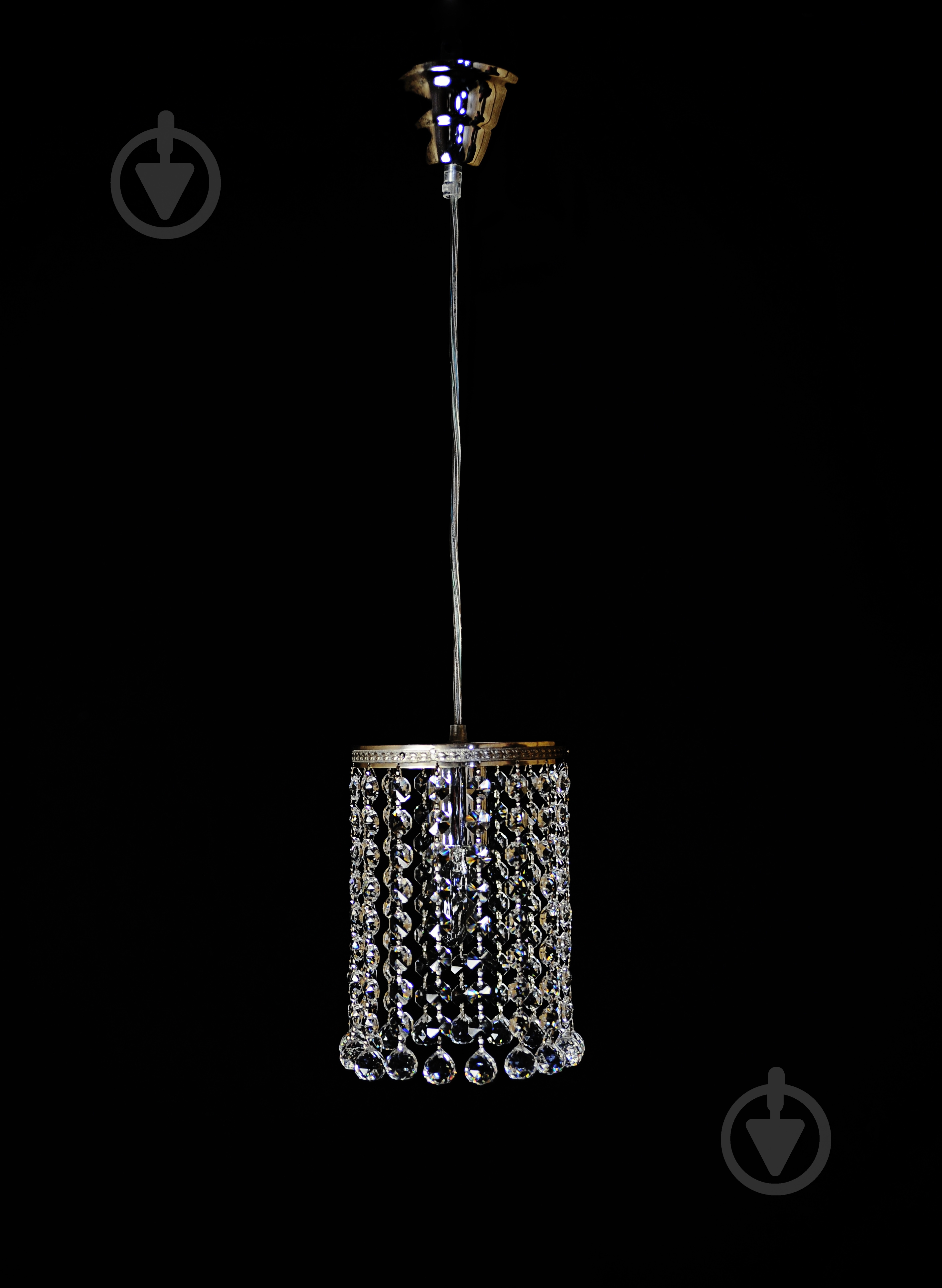 Подвес 1x40 Вт E14 хром SP901/1-R15CC - фото 1