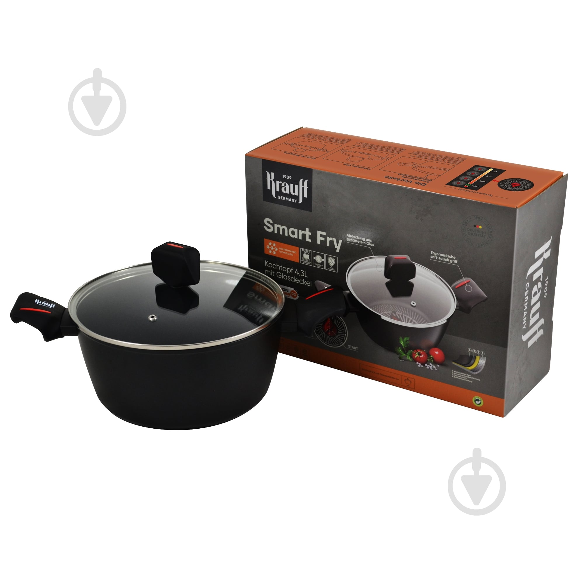 Кастрюля Krauff Smart Fry 4,3 л 25-45-160 - фото 2 Кастрюля Krauff Smart Fry 4,3 л 25-45-160 - фото 2