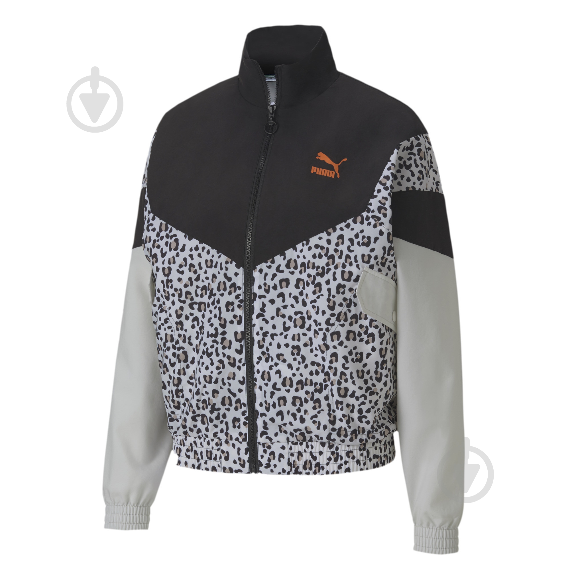 Ветровка женская весенняя Puma TFS Printed Track Jacket 59895701 р.M черная - фото 1 Ветровка женская весенняя Puma TFS Printed Track Jacket 59895701 р.M черная - фото 1