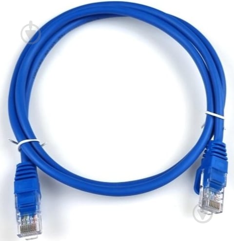 Патч-корд Profix 4-0201BU RJ-45 UTP cat-5Е 1 м синий - фото 1 Патч-корд Profix 4-0201BU RJ-45 UTP cat-5Е 1 м синий - фото 1
