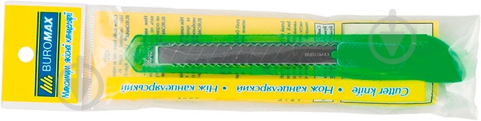 Нож канцелярский Buromax 9 мм (BM.4631) - фото 3 Нож канцелярский Buromax 9 мм (BM.4631) - фото 3