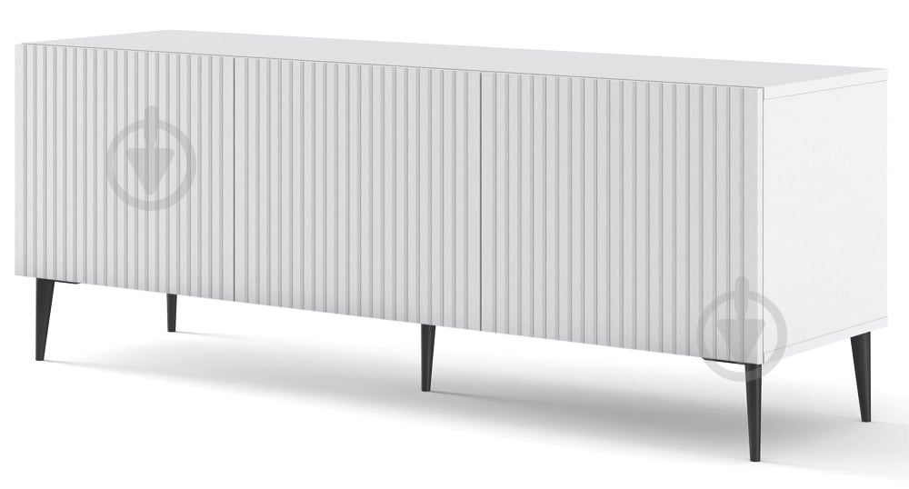 Тумба під ТВ BIM Furniture Ravenna 3д 1500x560x420 мм чорний матовий/білий матовий (RAVENNA_B_FOILED_MDF_TV_STAND_) - фото 1 Тумба під ТВ BIM Furniture Ravenna 3д 1500x560x420 мм чорний матовий/білий матовий (RAVENNA_B_FOILED_MDF_TV_STAND_) - фото 1