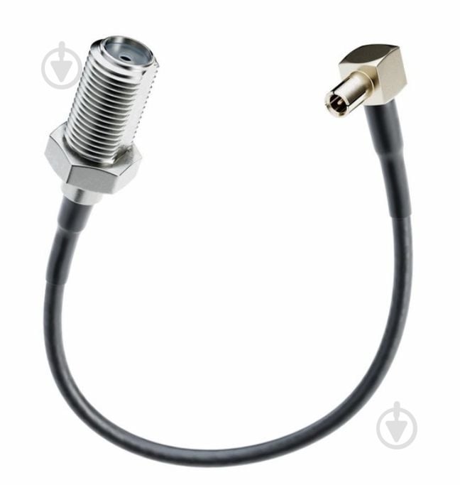 Адаптер антенний Profix (шт.TS-9- гн.F) 20 cм чорний 30-0312 - фото 1