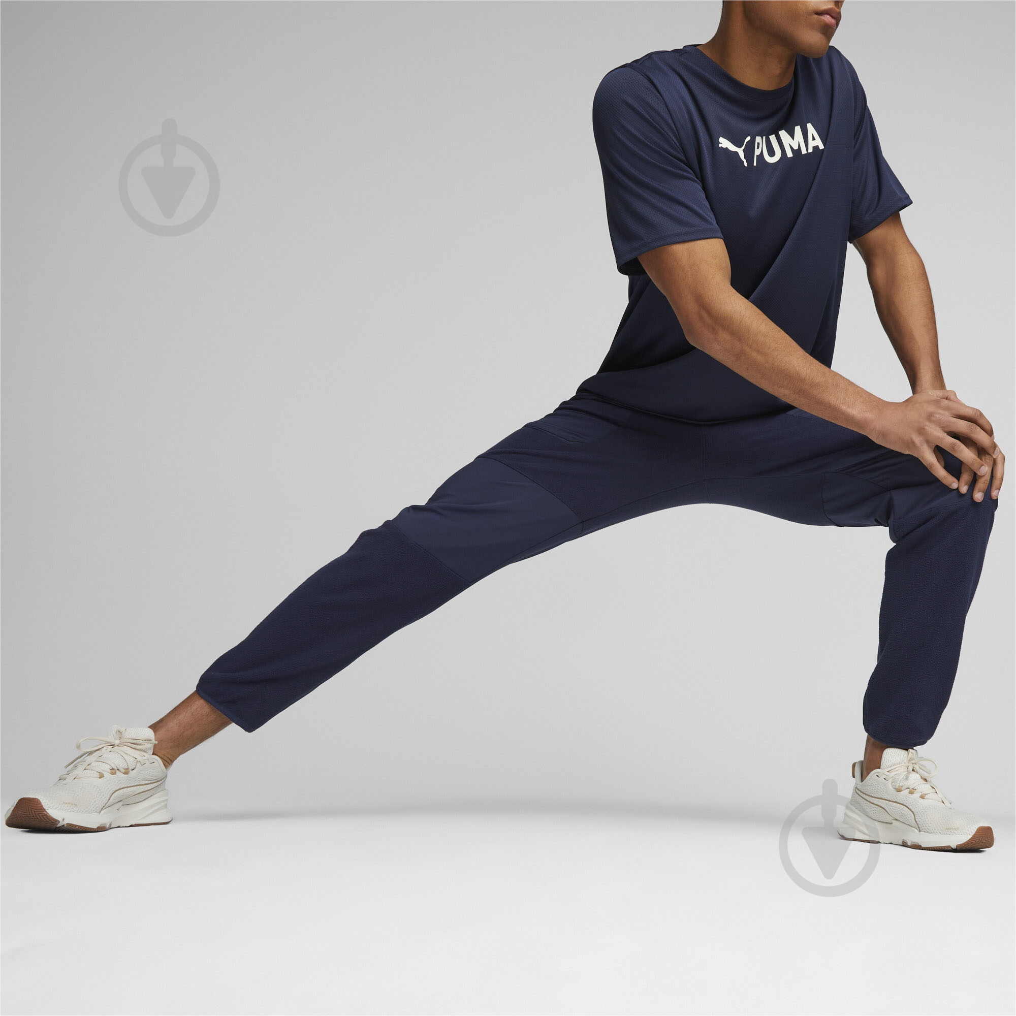Брюки Puma PUMA FIT HYBRID POLAR FLEECE/WOVEN PANT 52388906 р. XL синий - фото 3 Брюки Puma PUMA FIT HYBRID POLAR FLEECE/WOVEN PANT 52388906 р. XL синий - фото 3