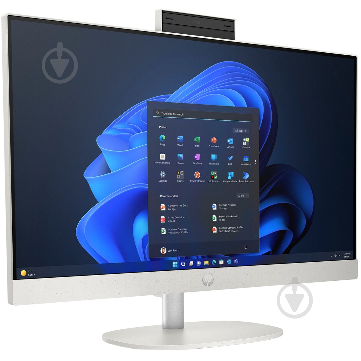 Моноблок HP ProOne 245 G10 23,8 (884Z9EA) white - фото 2