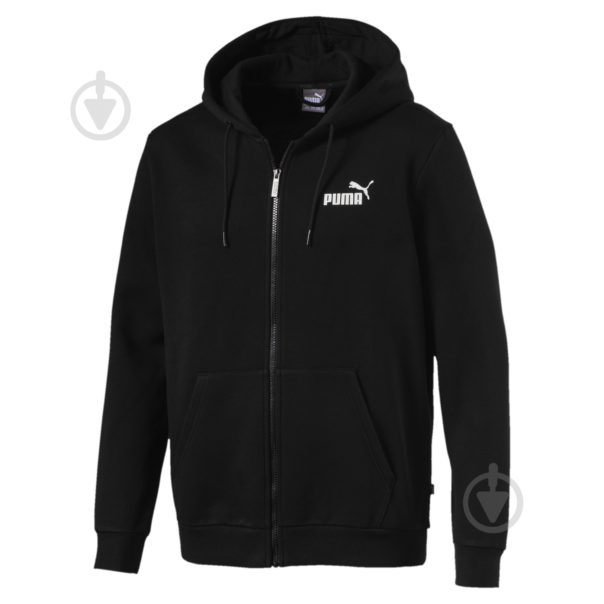 Джемпер Puma Essentials Fleece Hooded Jkt 85176301 р. XL черный - фото 1
