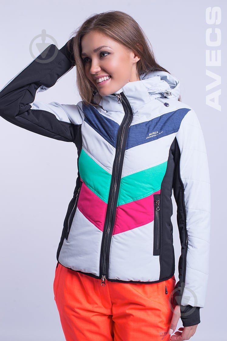 Куртка Avecs AV-8693-10/34 р.L зеленая - фото 2 Куртка Avecs AV-8693-10/34 р.L зеленая - фото 2