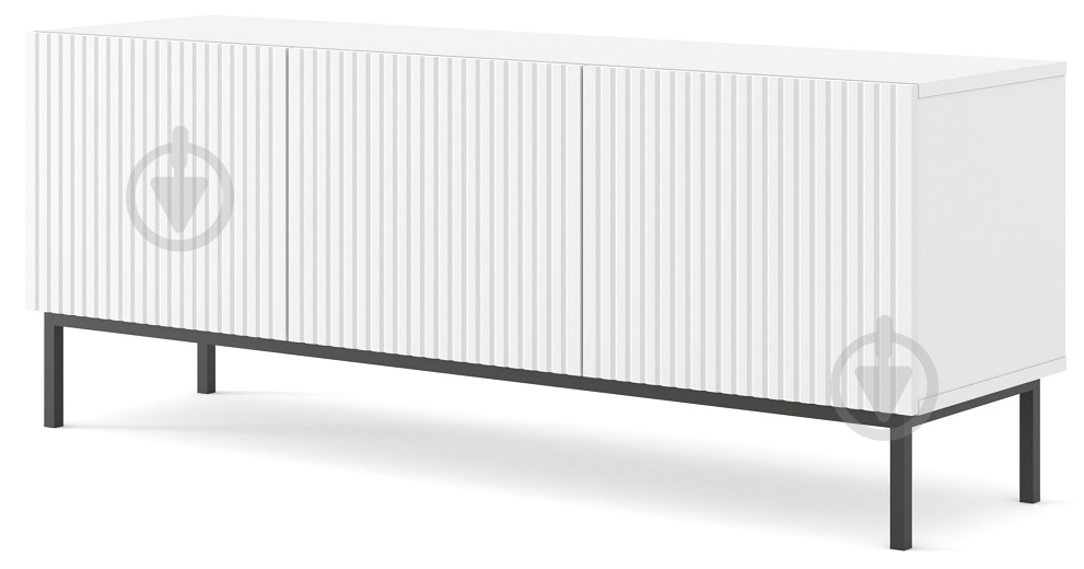 Тумба під ТВ BIM Furniture Ravenna 3д 1500x580x420 мм чорний матовий/білий матовий (RAVENNA_B_FOILED_MDF_TV_STAND_) - фото 1 Тумба під ТВ BIM Furniture Ravenna 3д 1500x580x420 мм чорний матовий/білий матовий (RAVENNA_B_FOILED_MDF_TV_STAND_) - фото 1